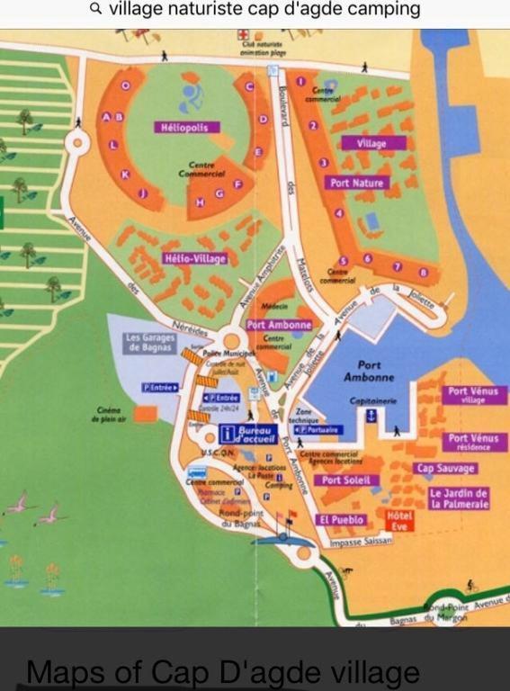Studio Village Naturiste Port Nature 6 Agde Zewnętrze zdjęcie